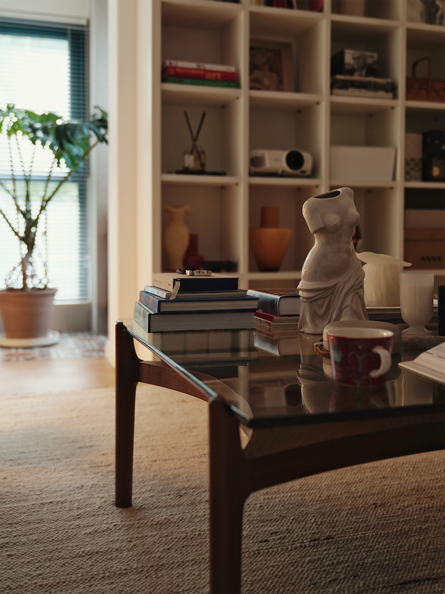 Dome coffee table 21 Dome Coffee Table glass top in shelving interior