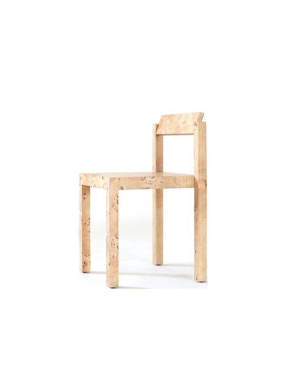 Klein Chair 14 Klein burl veneer dining chair with birch frame