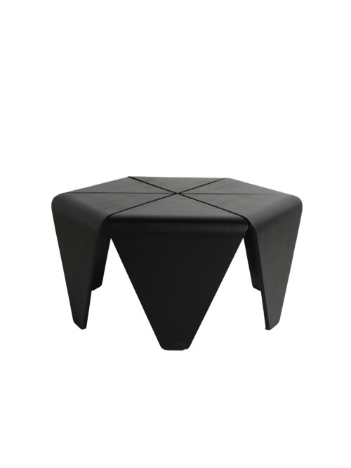 Lotus Coffee Table in matte black product view