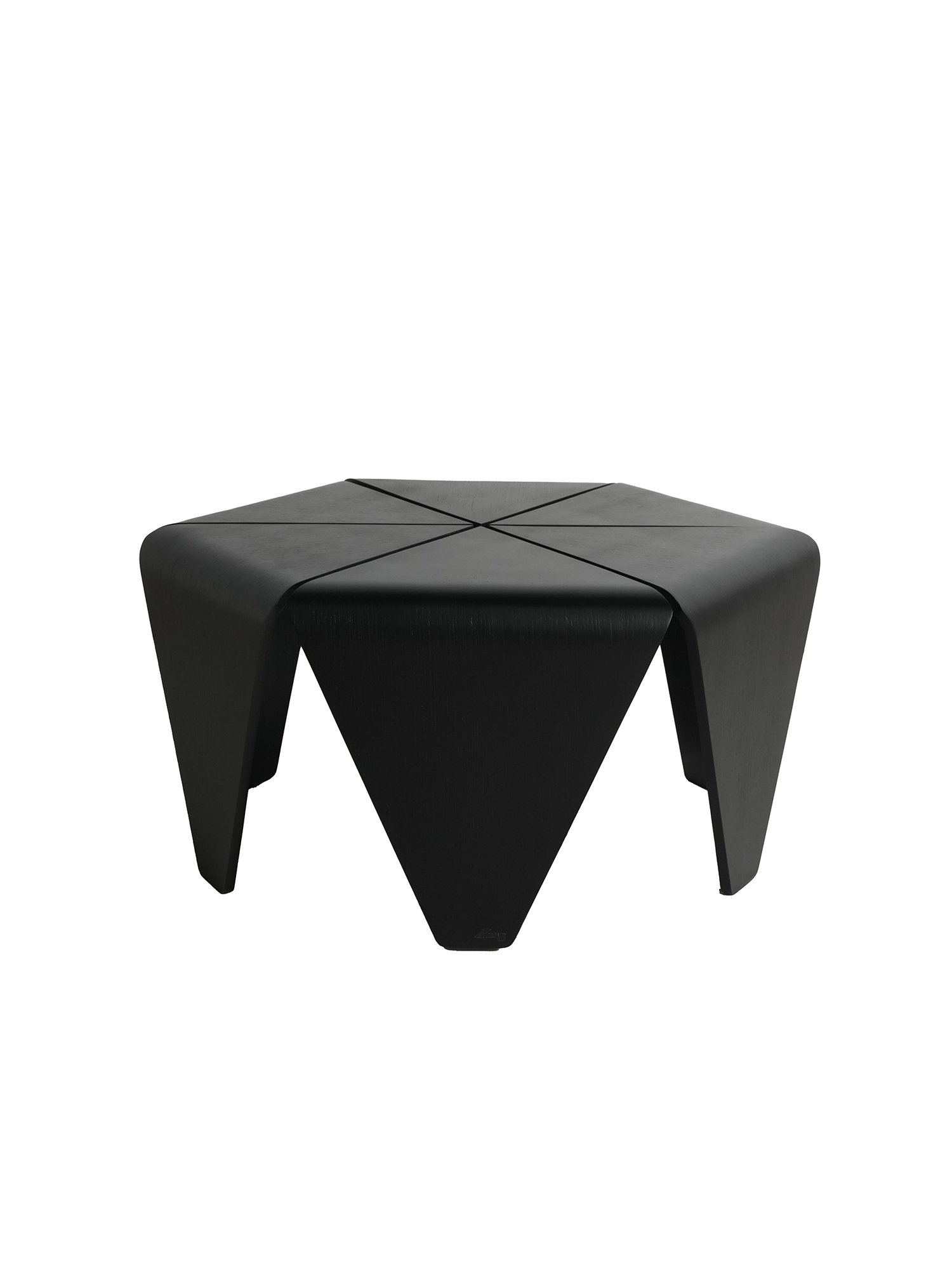 Lotus Leaf Coffee Tabe 15 Lotus Coffee Table in matte black product view