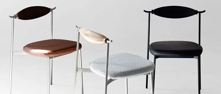 Alison Chair 2.0 Design Story 22 Three Alison Chair 2.0 finish directions in a studio setting